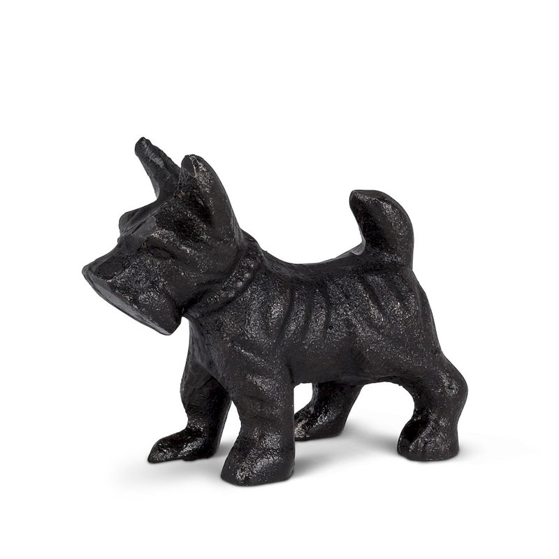 Statue de chien chien de chien Delavallade debout