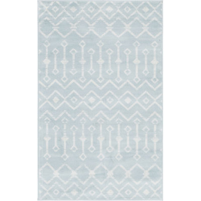 Tapis contemporain Aemtenan couleur ciel
