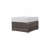 Outdoor Ottoman With Cushion – Fully Assembled