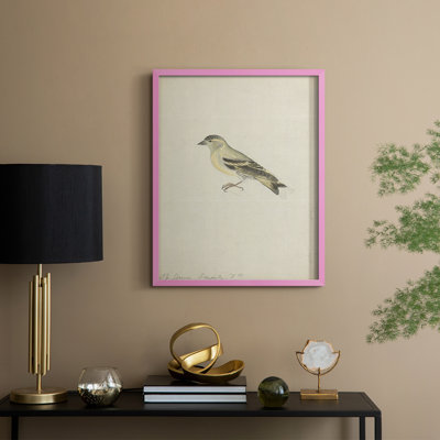 «Ximal Vintage Print», reproduction encadrée en bois massif
