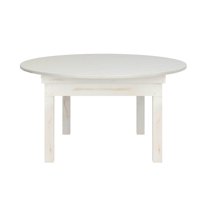 Table de salle à manger Elynna, Blanc