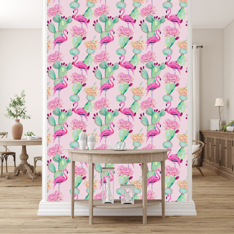 Panneau de papier peint adhésif Kazuyo, L 2,08 pi x L 10,42 pi
