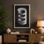 Stacked Metal Rings Industrial - Wrapped Canvas-1932307264-1932307319