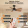 42'' Ceiling Fan With Led Lights