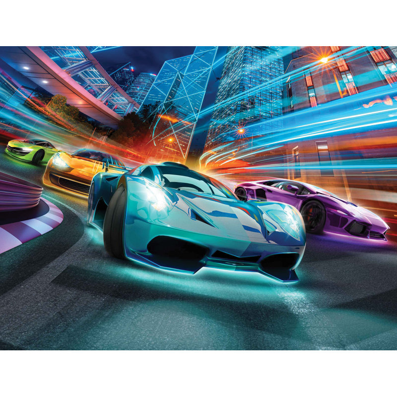 Supercar Racers 3.05m x 2.44m Matte Mural
