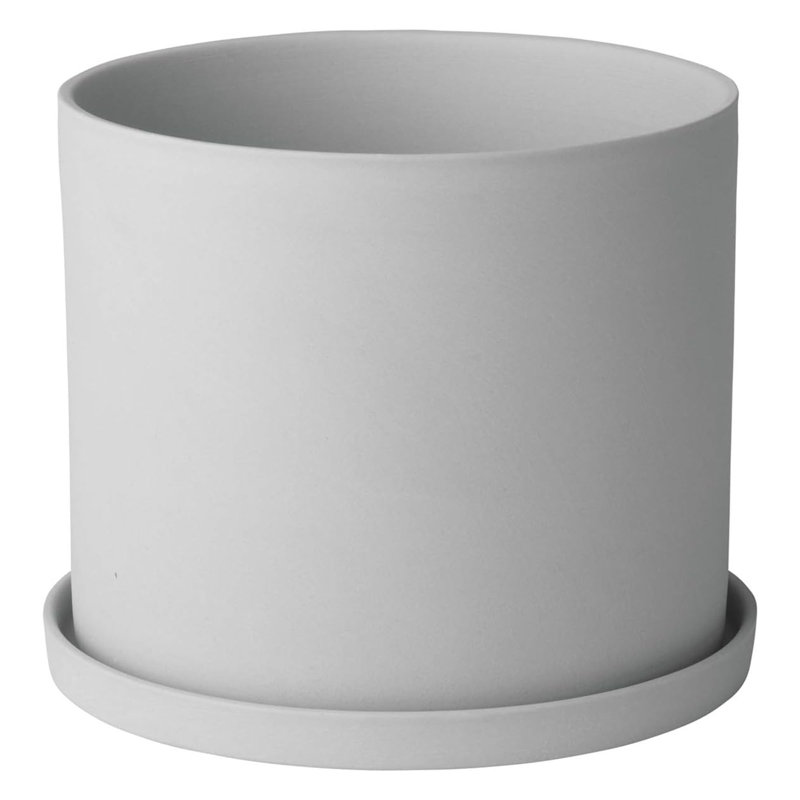 Nona Ceramic Nursery Pot, Grey