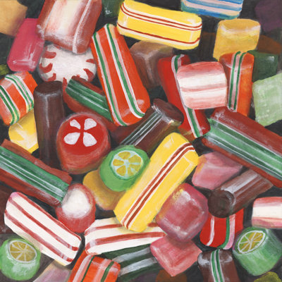 Christmas Candy II by Michael Willett - Wrapped Canvas Print