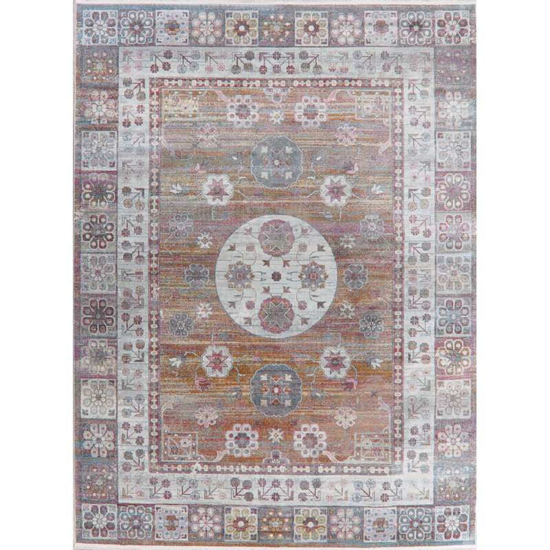 Coshkib Geometric Indoor Rug, Rectangle 9' x 12'