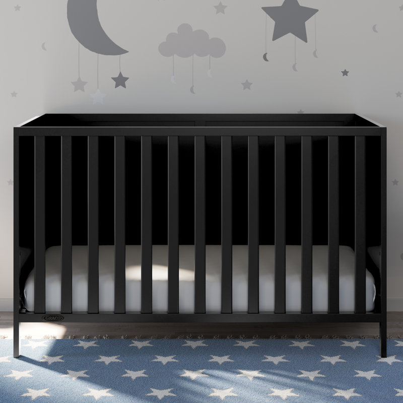 Lit de bébé convertible 3-en-1 Graco Theo, Noir