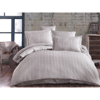 SeanPaul Cotton Blend Solid Colour Duvet Cover Set with Pillowcases Included