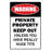 Private Property Sign