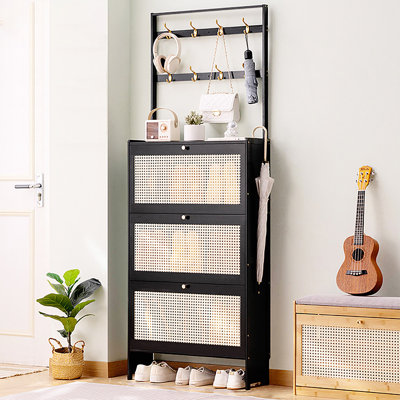 18 Pair Shoe Storage Cabinet