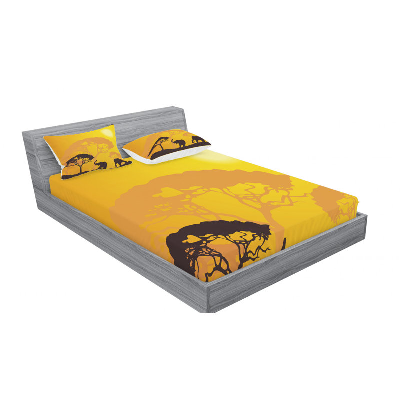 Microfiber Sheet Set, Full Sheet Set with 2 Pillowcases