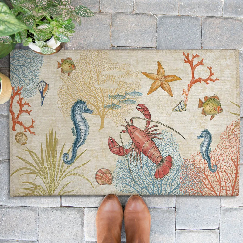 Tapis d'extérieur Oceana, L 24 po x L 36 po