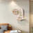 27.56"3D Sandstone Wall Art with Wall Clock