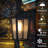 Gerry 1-Light Black Seeded Glass Outdoor Wall Sconce for Wet Location-762495871