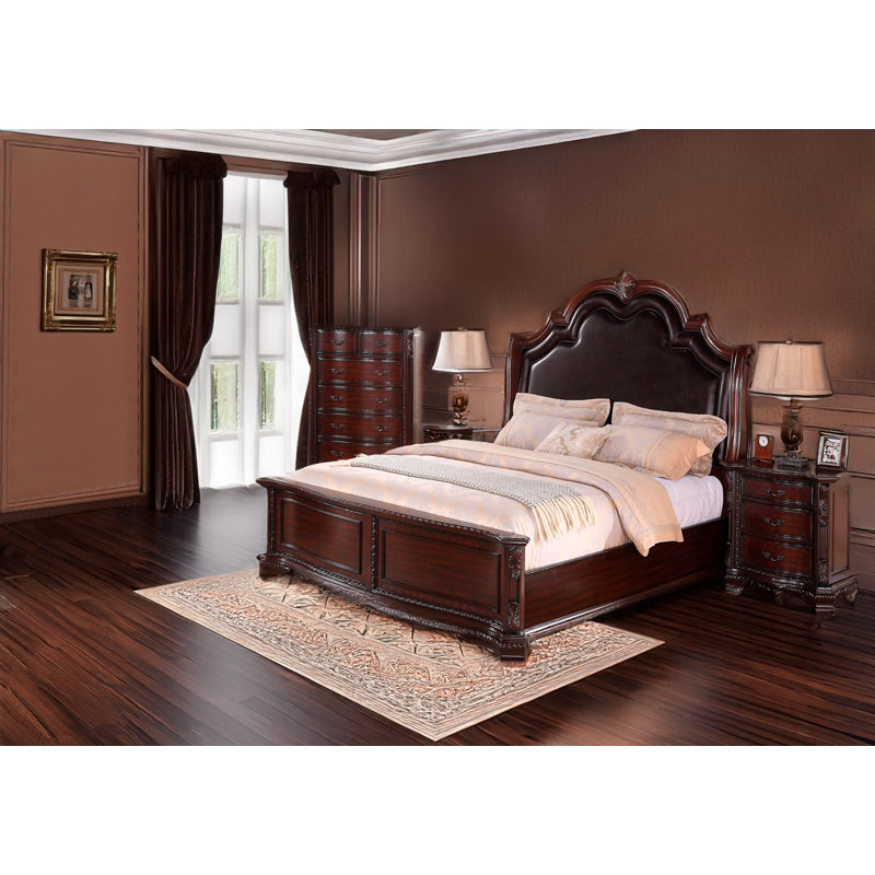 Ensemble de chambre à coucher à panneaux Ellysha 4-2_Mariellen, Grand