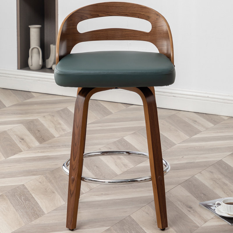 Tabouret de bar et de comptoir pivotant, Tabouret de comptoir (siège d'une hauteur de 25,1, Vert