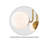 Celestyna Modern Matte Black Semi-Flush Led Globe Ceiling Light - 3 Light-1113674940