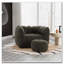 Fauteuil à billes avec repose-pieds en chenille-1663774154