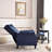 29.5" W Classic and Upholstered Soft Pushback Recliner With Rivets-1913237039