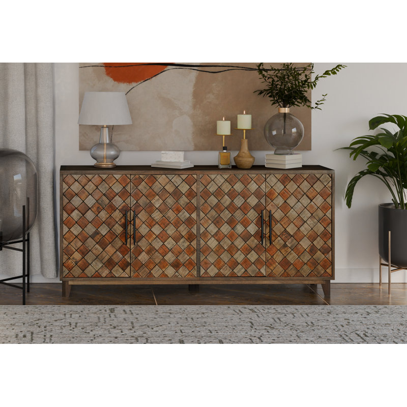 Flenderson 84'' Solid Wood Sideboard