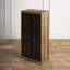 Armoire de rangement de style campagnard avec portes en verre 23,3 po Davison