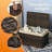 Storage Basket With Lid, 17.2 Gallon (65L) Storage Bin, Woven Blanket Storage Basket With Handles, Foldable, Removable Liner, Metal Frame, For Bedroom, Laundry Room-290404117-290404121
