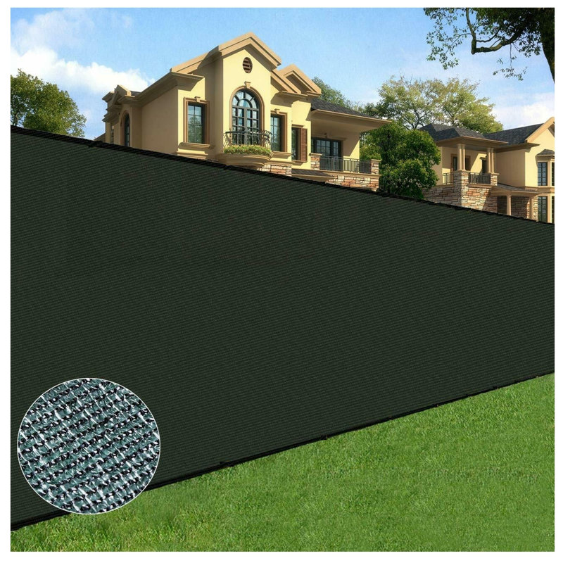 Orion 5 ft. x 50 ft. Black Privacy Screen Fence