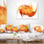 Motif fractal abstrait brun - Coussin imprimé abstrait