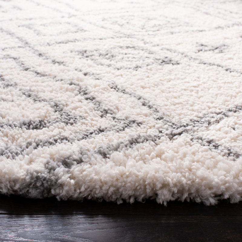 Almaden Shag 800 Performance Geometric Rug, Rectangle 9' x 12'