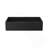 19.7" Rectangular Modern Concrete Vessel Bathroom Sink, Black