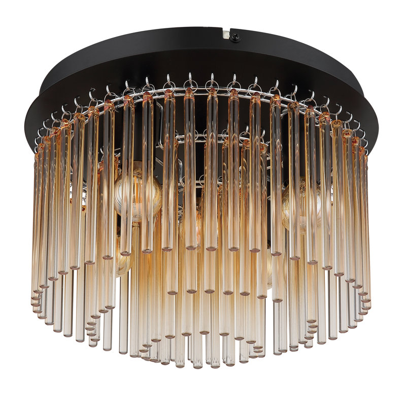 Dayanah Flush Mount, Amber