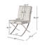 Chaise de salle à manger à dossier plein (ensemble de 2)