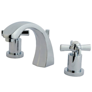 Kingston Brass KS8120ZX 8-Inch Centre Wall Mount Bathroom Faucet