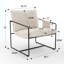 Fauteuil club en velours de 34,64 po de largeur Jathaniel-759170148-759170152