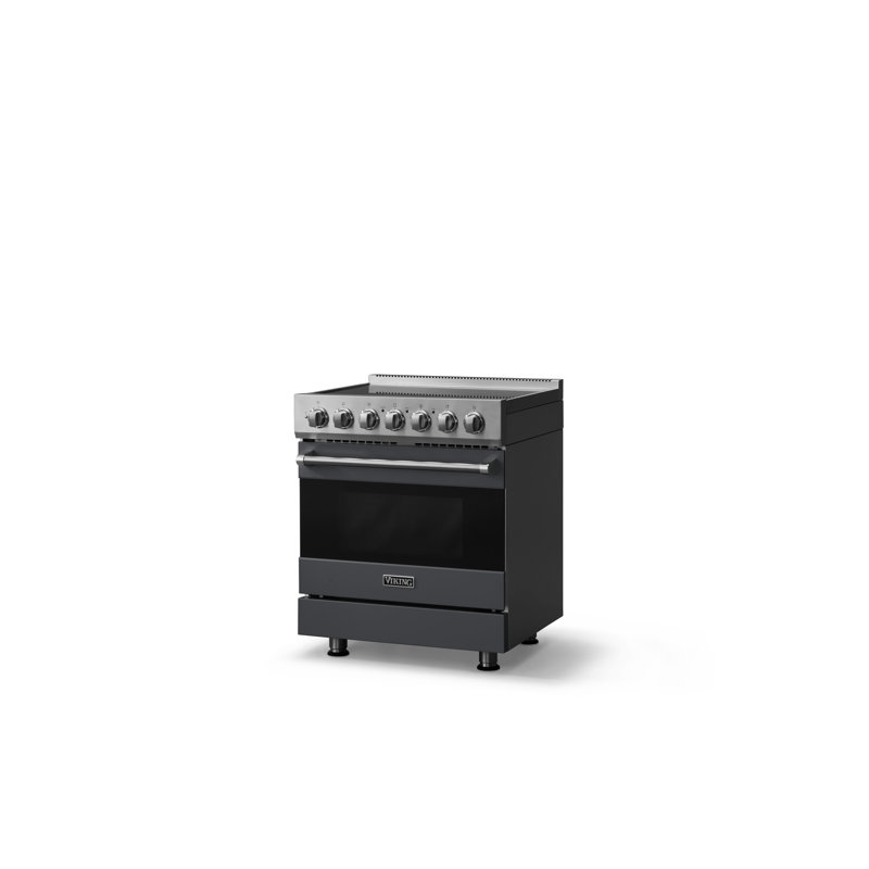 3 Series 30" Self-Cleaning Electric Range, Cast Black