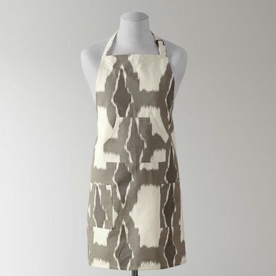 Printed Cotton Kitchen Apron with Pockets Adjustable