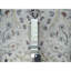 Tapis de couloir oriental blanc poudré 2 pi 6 po x 11 pi 9 po Oushak avec motifs floraux, tissage dense, noué à la main, pure laine