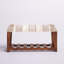 Banc de rangement rembourré pour chaussures Weston