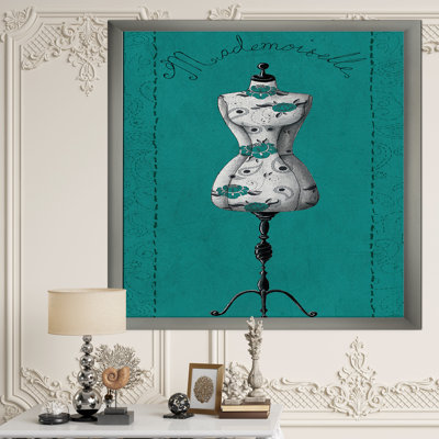 Cadre photo « french couture iii », reproduction sur toile