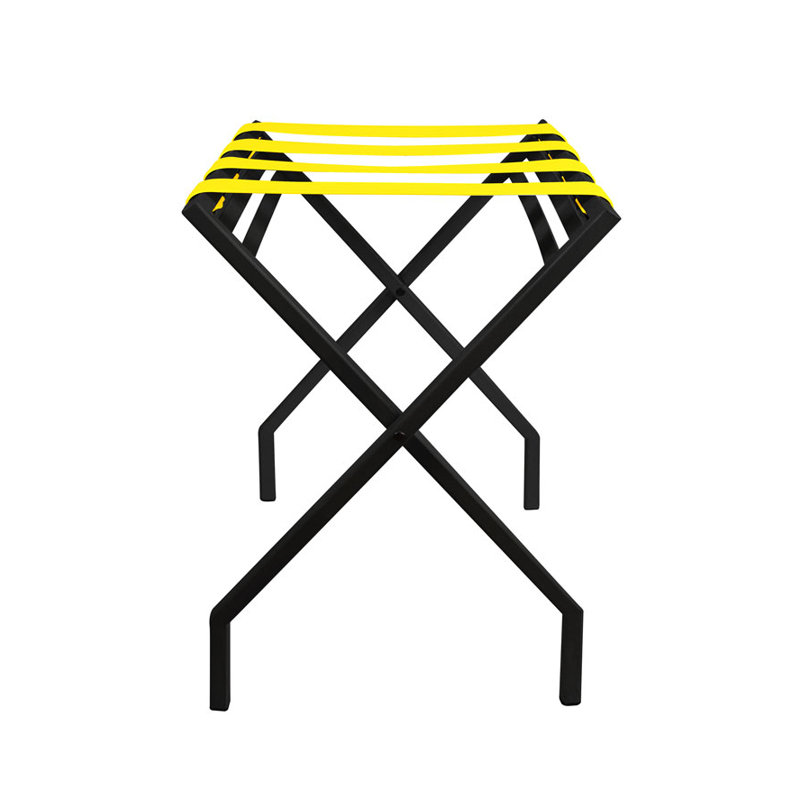 Porte-bagages pliant Suba, Noir / jaune