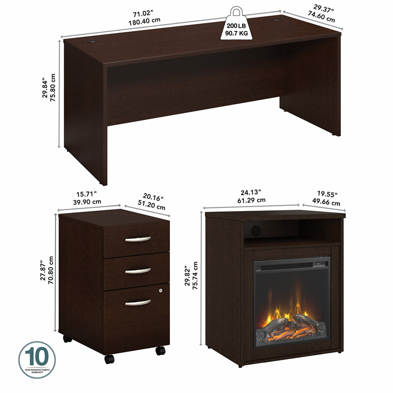Ensemble de bureau d'ordinateur 3 pièces Series C Series