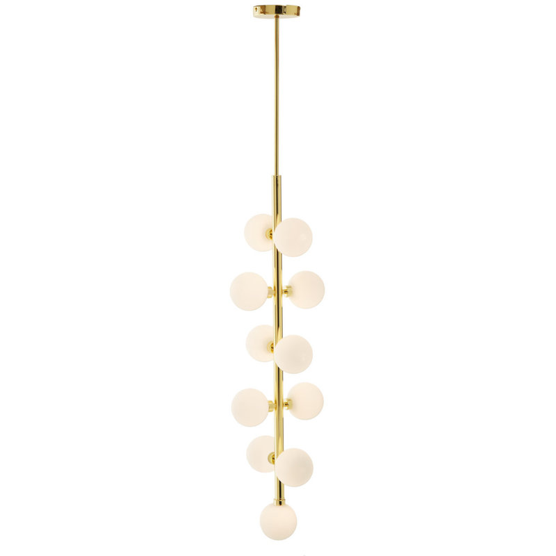 Ageet 11 - Light Gold Cluster Pendant
