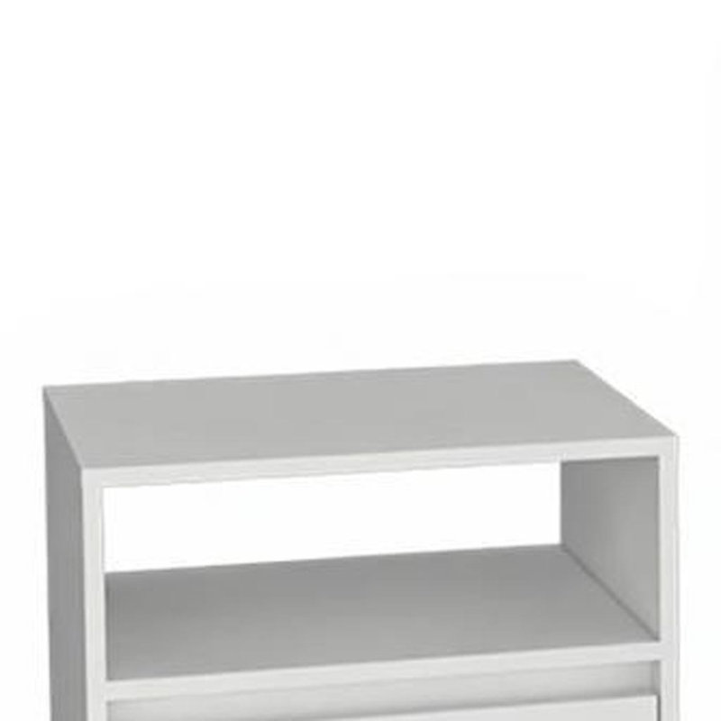 Two Piece White Bedroom Set