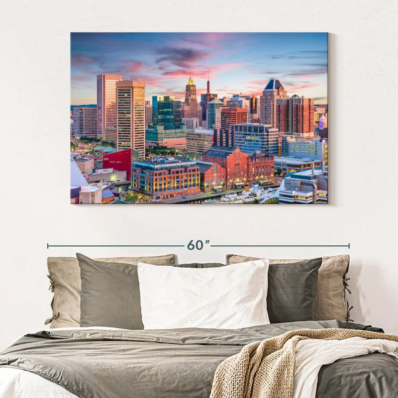 Sireci Baltimore Sunset, 34" H x 51" W