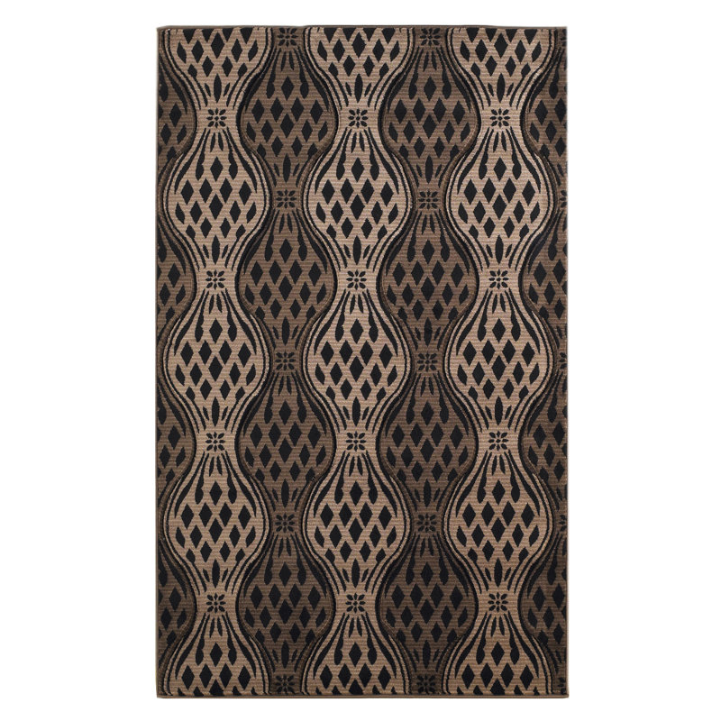 Cramden Abstract Indoor Rug, Rectangle 5' x 7'7"