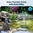 20W Outdoor Solar-Powered Floating Pond Filter and Water Fountain Pump