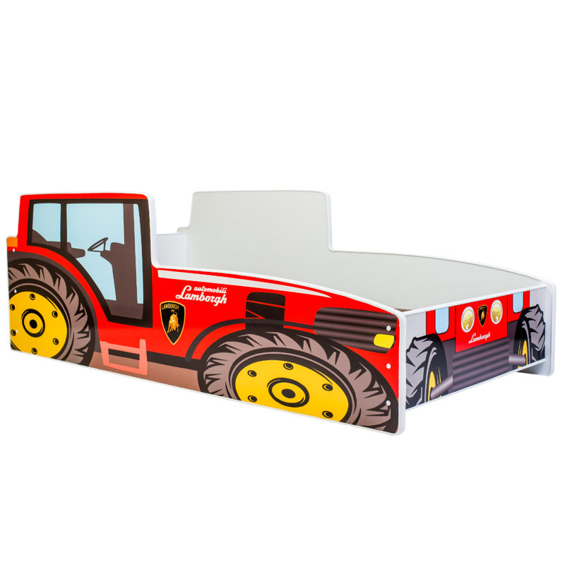 Children's bed Tractor red
