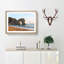 Durdle Door Cliffs at Sunset - Picture Frame Painting Print-56841750-56841748